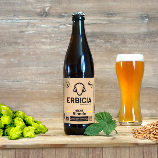 Bière Blonde Bio Erbicia 50cl