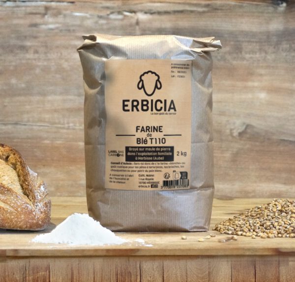 Farine de blé T110 Bio Erbicia en 2kg