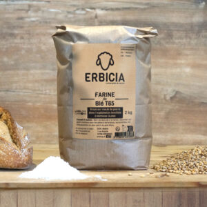 Farine de blé T65 Bio Erbicia en 2kg