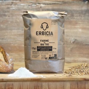 Farine de blé T80 Bio Erbicia en 2kg