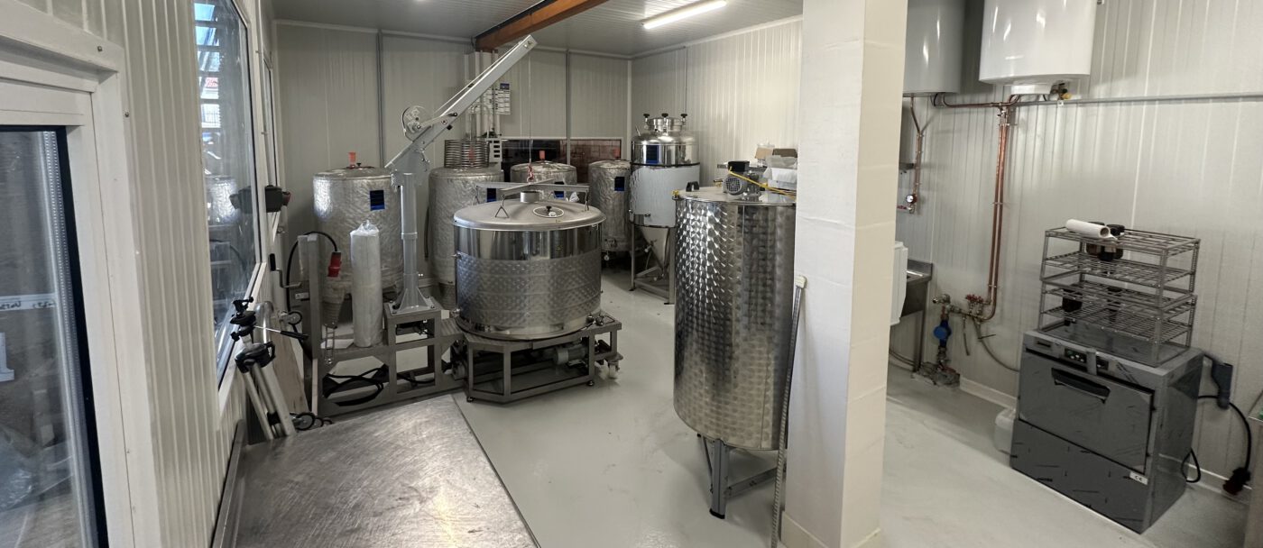 Laboratoire de brasserie Erbicia (Braumeister, fermenters speidel)