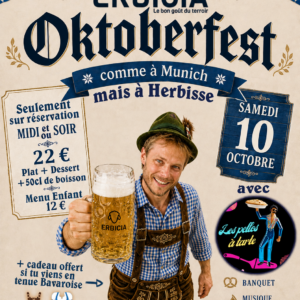 Oktoberfest à Herbisse la 10 octobre 2026 chez Erbicia